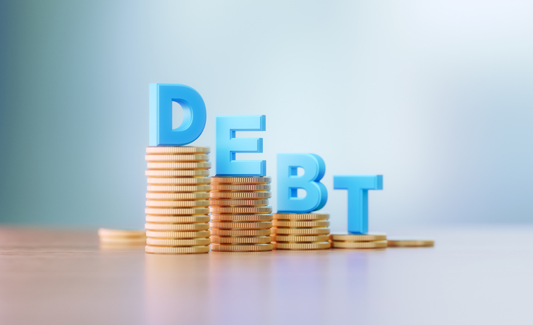 Debt decreases